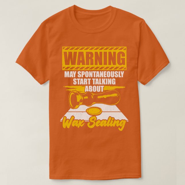 Camiseta Presente De Sobrecarga De Cera Engraçado (Frente do Design)