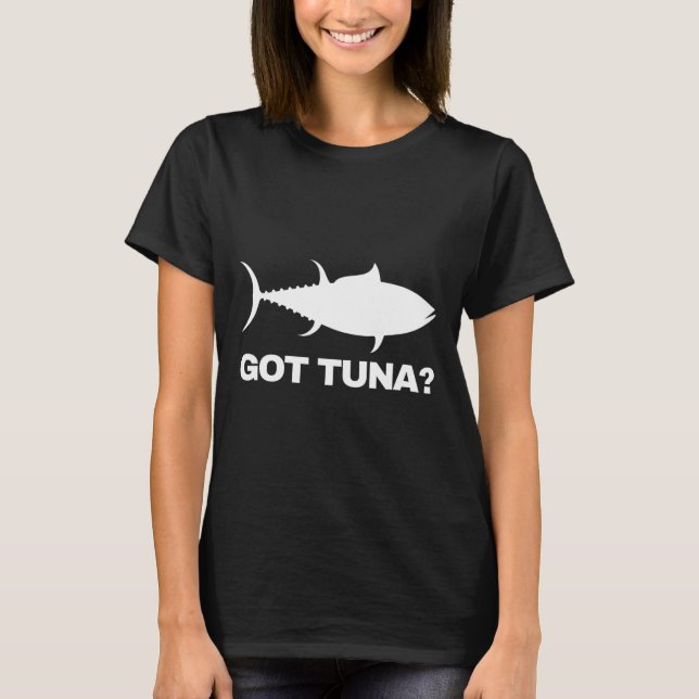 Camiseta Presente De Sobrecarga De Peixes De Atum - Pesca E (Frente)