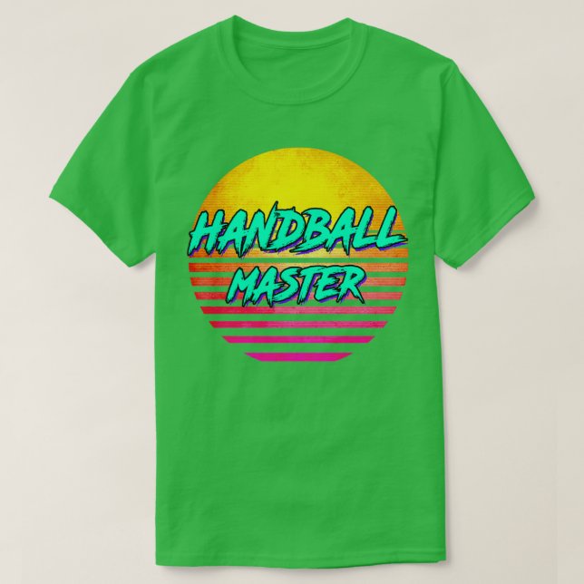 Camiseta Presente de Sobrecarga do Handball Retro (Frente do Design)