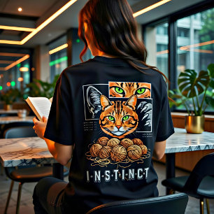 Camiseta Presente de streetwear para amantes de gatos com i