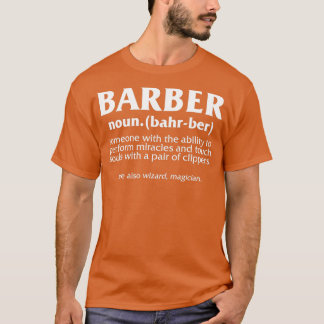 Camiseta Presente de Stylist de Cabelo de Defesa Barber