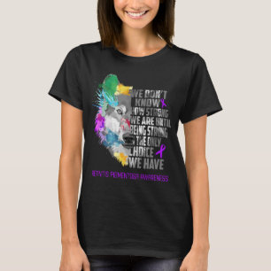 Camiseta Presente de Suporte à Fita de Sensibilização Retin