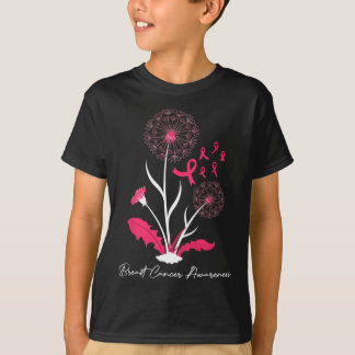Camiseta Presente de Suporte de Fita Rosa de Consciência do