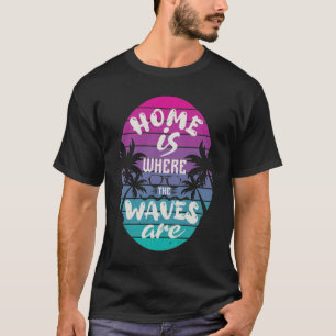 Camiseta Presente de surfista retrô