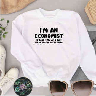 Camiseta Presente de T-shirt economista para mulheres mascu