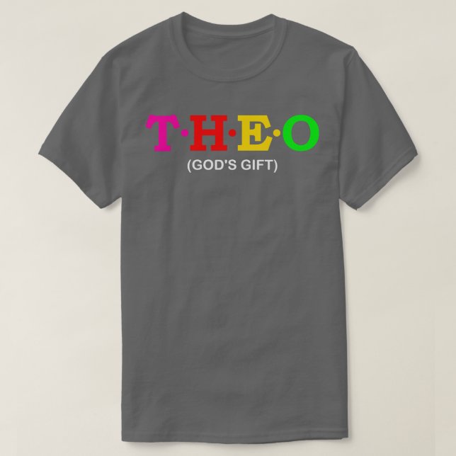 Camiseta Presente de Theo God39s (Frente do Design)