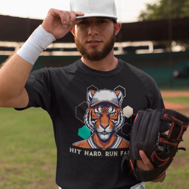 Camiseta Presente de Tigre legal para treinadores de baseba (Cool Tiger Gift for Baseball Players Lover Coaches)