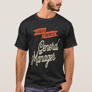 Camiseta Presente de Título de Job do General Manager