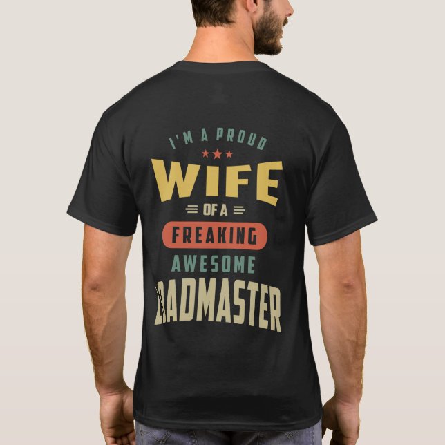 Camiseta Presente de Título de Job do Loadmaster (Verso)