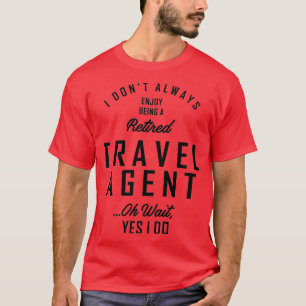 Camiseta Presente de Título de Trabalho do Agente viagem