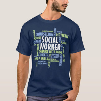 Camiseta Presente de Trabalho Social para Trabalhador Socia