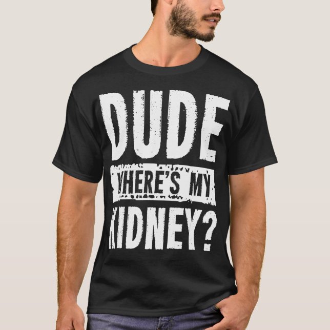 Camiseta Presente de transplante de órgãos renais (Frente)