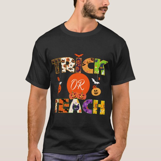 Camiseta Presente de Trick ou de Halloween (Frente)