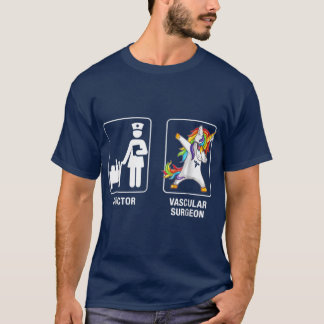 Camiseta Presente de Unicórnio Dabbing de Médico e Cirurgiã