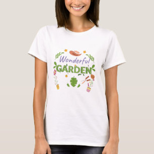 Camiseta Presente de vegetação engraçada para jardineiras f