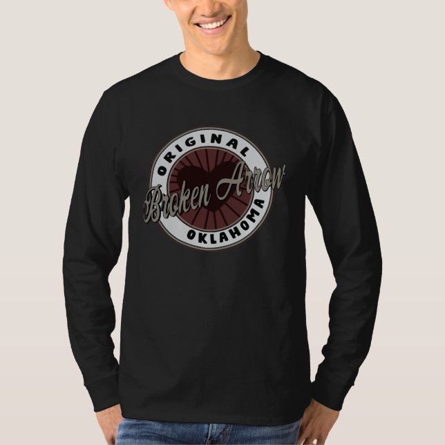 Camiseta Presente de Viagem Broken Arrow Para Oklahoma (Frente)