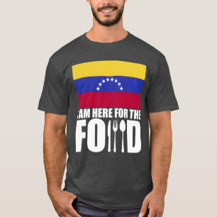 Camiseta Presente de viagem de comida típica da Venezuela