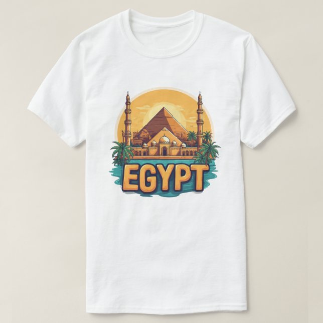 Camiseta Presente de Viagem Egito (Frente do Design)