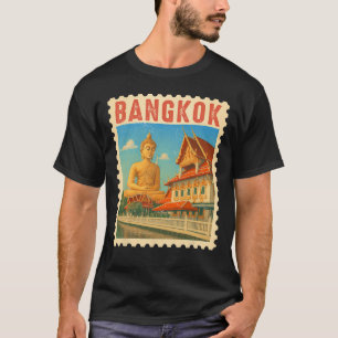Camiseta Presente de viagem Ngkok Tailândia Souvenir Buda T