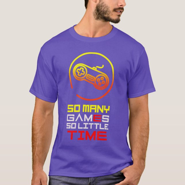 Camiseta Presente de Vida de Jogo Para Presente de eSport d (Frente)