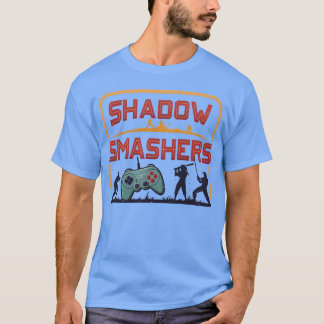 Camiseta Presente de videogame retrô Shadow Smashers