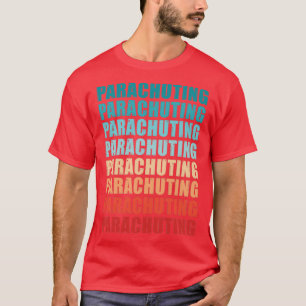 Camiseta Presente de Vintagem de Paraquedas Retro