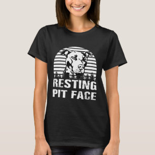 Camiseta Presente De Vintagem De Touro De Cabeça De Repouso