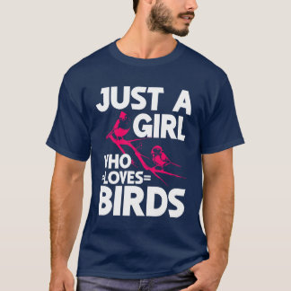 Camiseta Presente de vintagem do Pássaro Bonito a Observar
