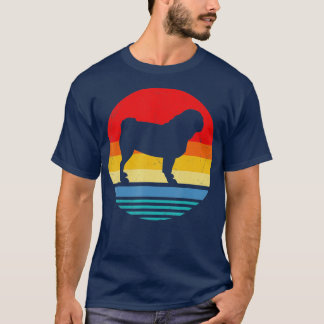 Camiseta Presente De Vintagem Retroativa Para Pás De Cão