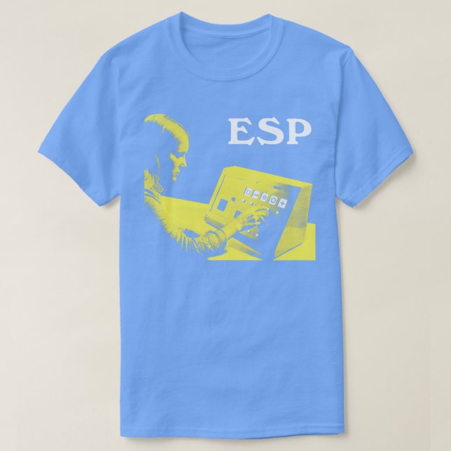 Camiseta Presente de visualização remota psíquica ESP (Frente do Design)
