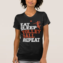 Camiseta Presente de Voleibol Repetista de Sono