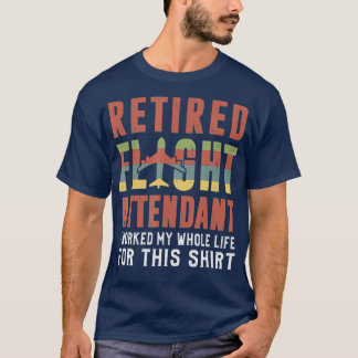 Camiseta Presente de Voo de Piada de Aposentação de Voo