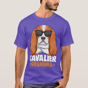 Camiseta Presente de vovó do cão Cavalier King Charles Span