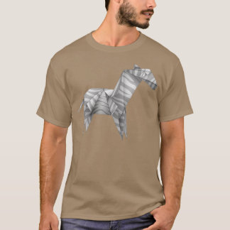 Camiseta Presente de Zebra origami
