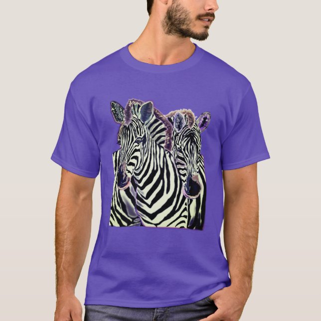 Camiseta Presente de Zebra T-Shirt (Frente)
