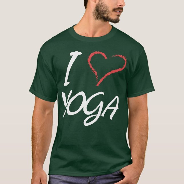 Camiseta Presente DESIGNI Amo Yoga (Frente)