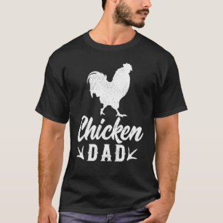 Camiseta Presente Dia dos Pais Fazendeiro de Frango Galinha