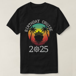 Camiseta Presente Divertido Cruzeiro de Aniversário 2025