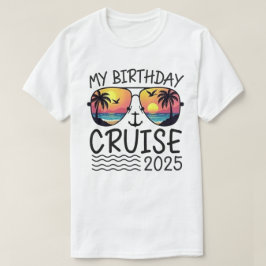 Camiseta Presente Divertido Cruzeiro de Aniversário 2025 Re