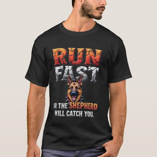 Camiseta Presente Divertido de Academia para Donos de Cacho (Frente)