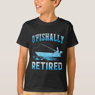 Camiseta Presente Divertido de Aposentadoria Oficial da Pes