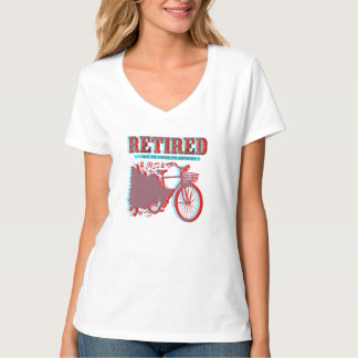 Camiseta Presente Divertido de Aposentadoria para Ciclistas