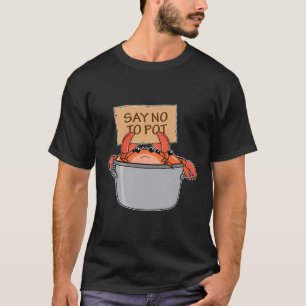 Camiseta Presente Divertido de Boil de Caranguejo Recusa Pa