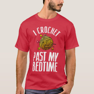 Camiseta Presente Divertido de Crochê para Crocheteira Cro 