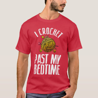 Camiseta Presente Divertido de Crochê para Crocheteira Cro