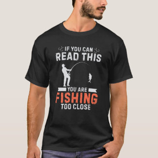 Camiseta Presente Divertido de Pesca para Pai Pescador e Av