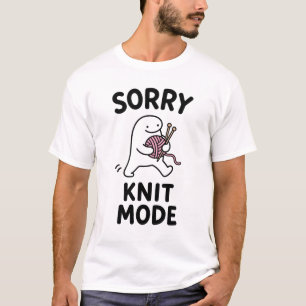 Camiseta Presente Divertido de Tricô - Personagem Fofo no M