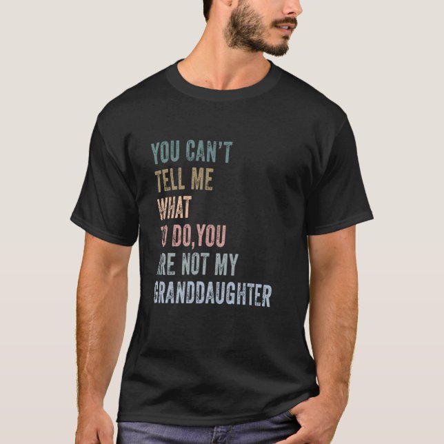 Camiseta Presente Divertido do Dia dos Pais da Netos Pai (Frente)