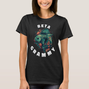 Camiseta Presente Divertido e Divertido de Peixe Beta GRAMM