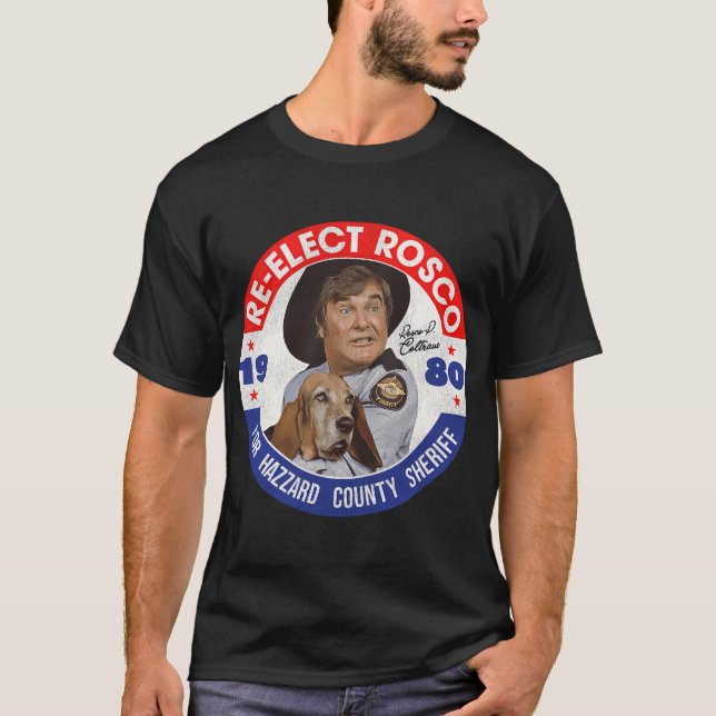 Camiseta Presente Divertido Fã Clássico de Os Dukes de Hazz (Frente)
